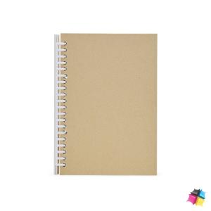 Caderno  Kraft REF: X05060 Plástico  Impressão Silk   
