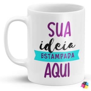 Caneca de Porcelana Porcelana  Sublimação   