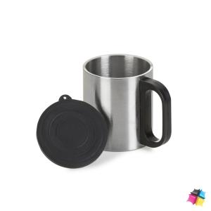 Caneca Inox 180ml REF: X07392 INOX  Gravação a Laser  EMBALADO EM CAIXA INDIVIDUAL 