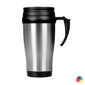 Caneca Inox 400ml REF: X03889 INOX  Gravação a Laser  EMBALADO EM CAIXA INDIVIDUAL 