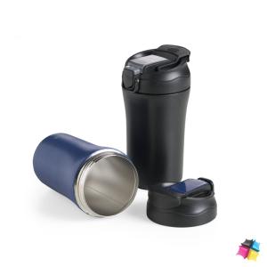 Copo Inox Parede Dupla 450ml REF: X14725 Metal  Gravação a Laser   