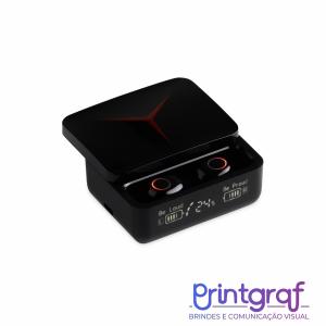 Fone de Ouvido Bluetooth REF: X06390 Plástico  Gravação a Laser  EMBALADO EM CAIXA INDIVIDUAL 