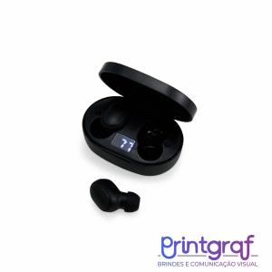 Fone de Ouvido Bluetooth Touch REF: X08120 Plástico  Gravação a Laser  EMBALADO EM CAIXA INDIVIDUAL 